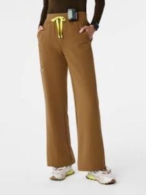 Figs Earth High Waisted Isabel Wide Leg Scrub